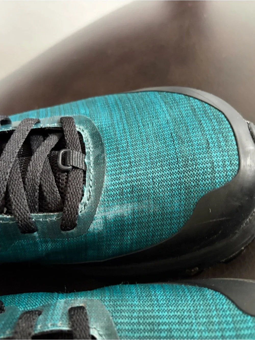 Topo Designs Teal and Black Women's Trail Sneakers